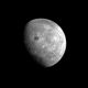 Orion captured this image of the Moon early Monday, prior to performing its first lunar flyby.
